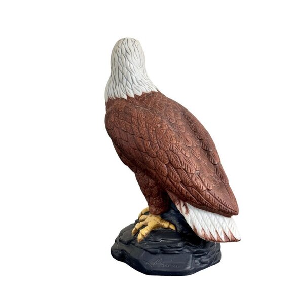 Vintage 1982 Avon Porcelain  America Eagle Pride of America Figurine 8" Tall - Picture 8 of 12